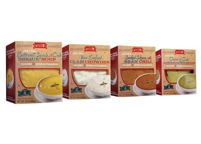 Heat and Serve Soup Package Design