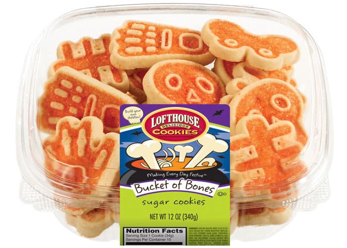 Lofthouse Bucket of Bones Sugar Cookies