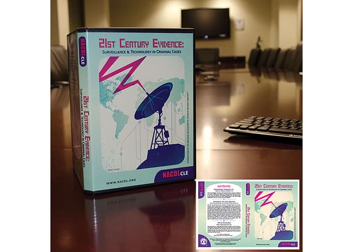 NACDL CLE 21st Century Evidence DVD Package Cover