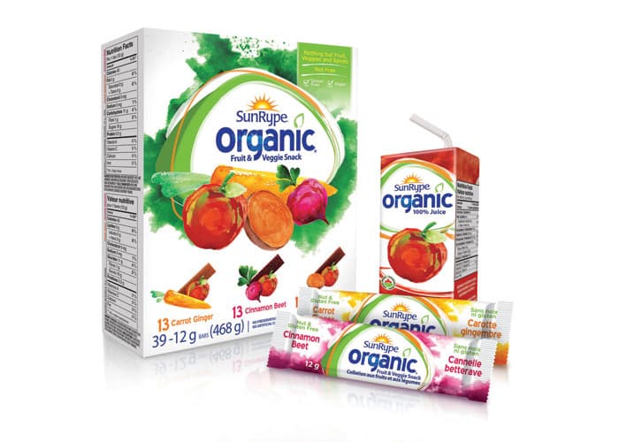 SunRype Organic Fruit & Vegetable Snack