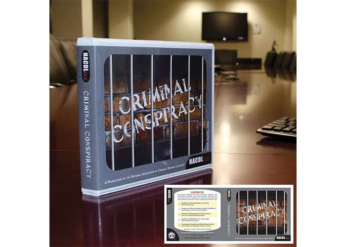 NACDL CLE Criminal Conspiracy DVD Package Cover