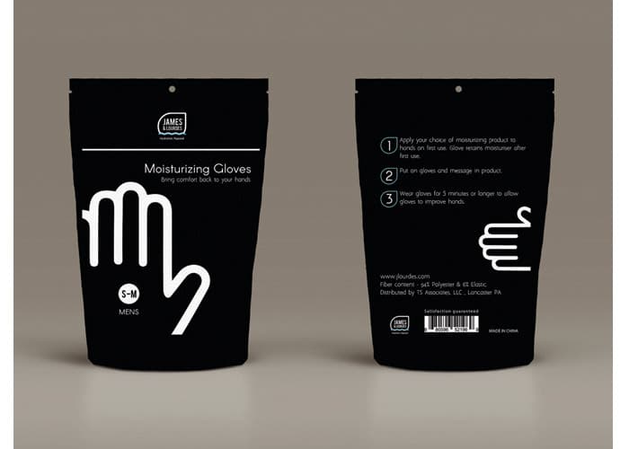 James & Lourdes Glove Packaging