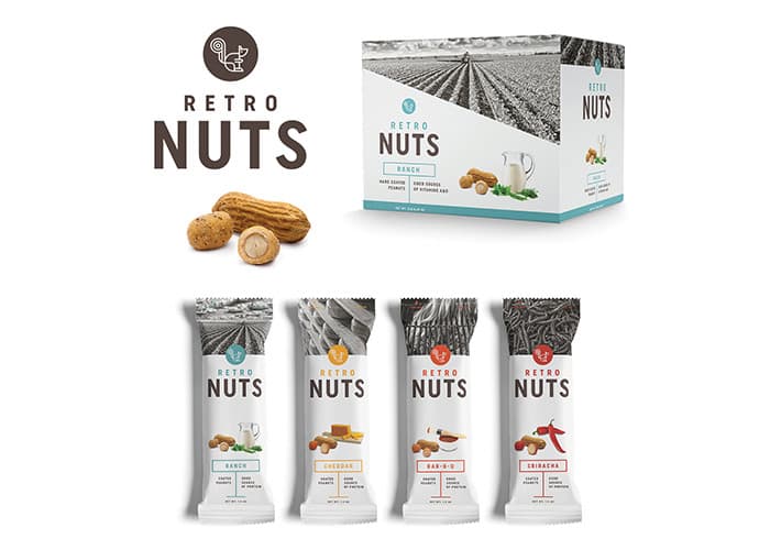 Retro Nuts Packaging