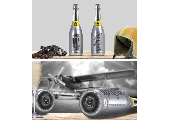 Ampro Champagne Bottle