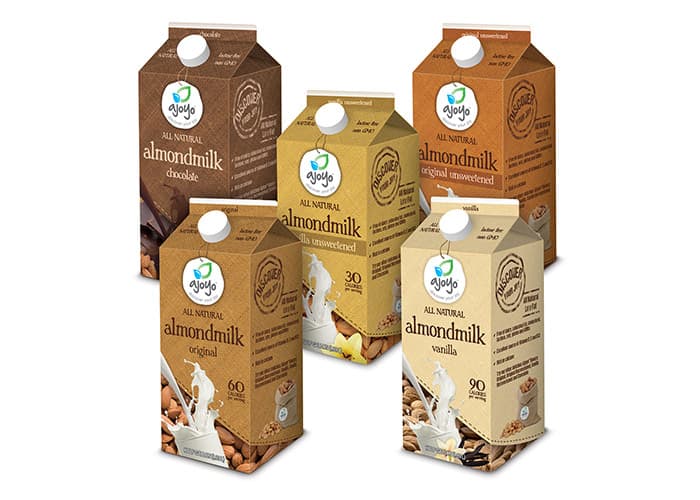 Ajoyo™ Almondmilk Packaging