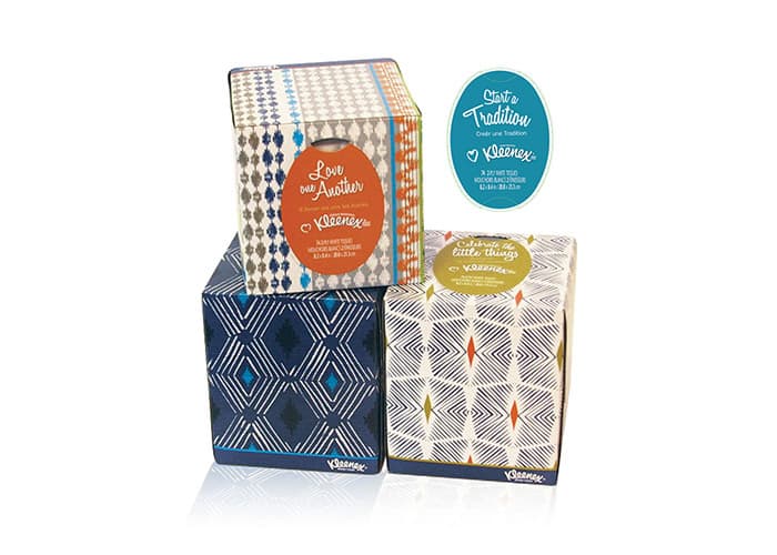 Kleenex Cares Package Design & Messaging