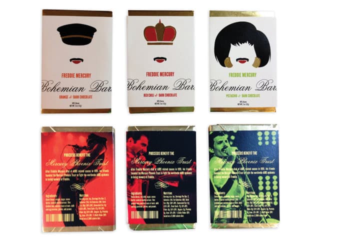Freddie Mercury Bohemian Bars
