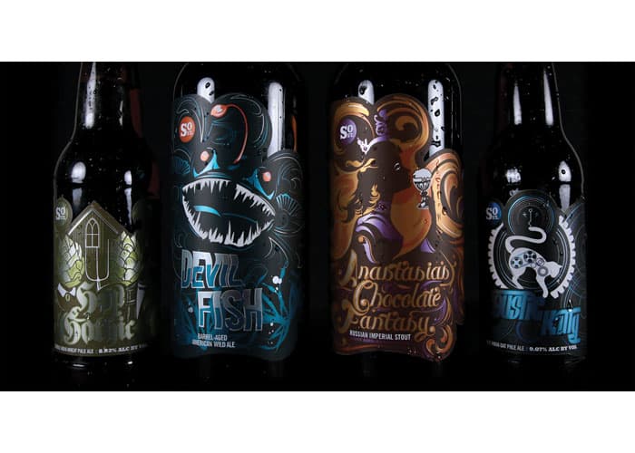 South Street Brewery Label Design