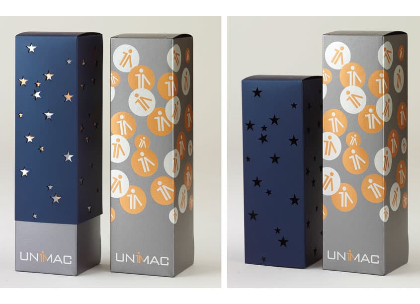 Unimac Holiday Wine Box with Sleeve