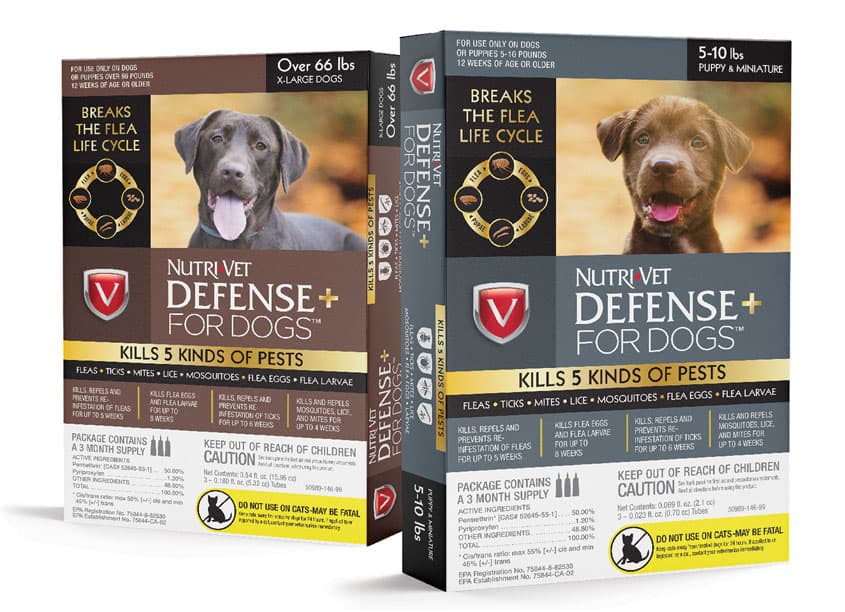 Nutri-Vet® Defense+ for Dogs™ — Animals & Pet Care design — by Brian Schultz Design — 2018 GDUSA award winner