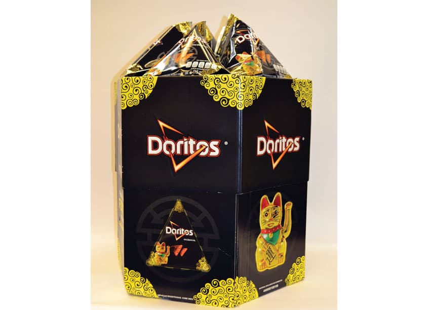 Doritos Hexagonal Display