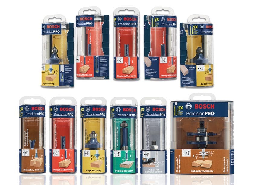 Bosch Router Bit Packaging