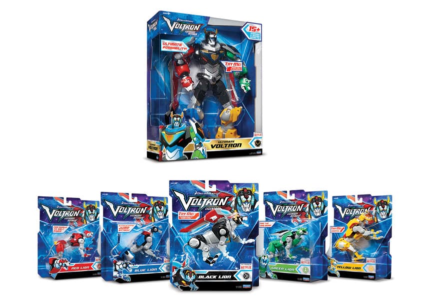 Voltron Legendary Defender Branding & Packaging