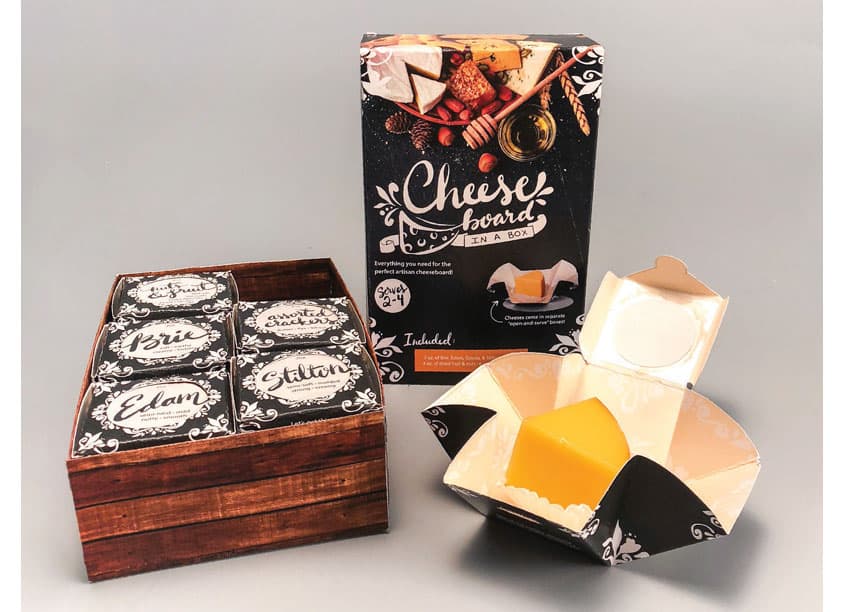 Artisan Cheese Mini Cheese Boards In A Cube