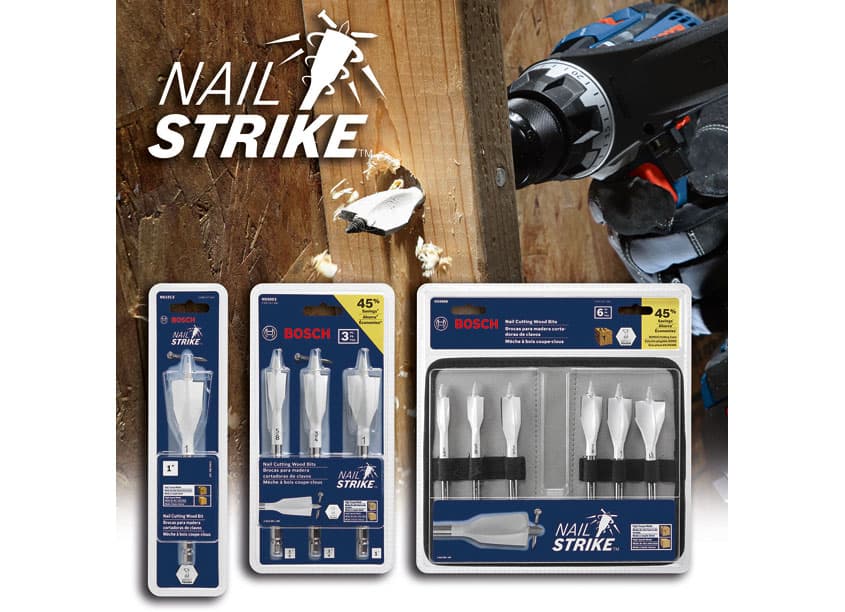 Nail Strike Wood Drilling Bit