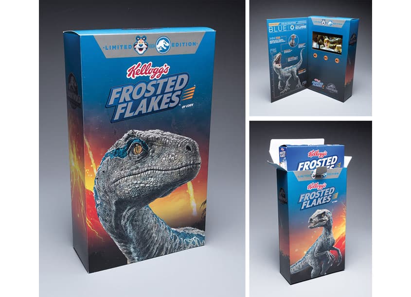 Kellogg Jurassic World Promotional Box