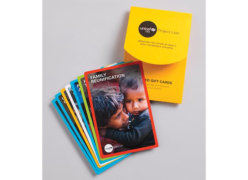 Project Lion Inspired Gift Cards and Packaging