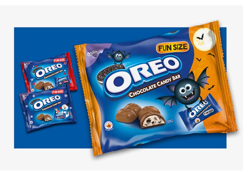 Oreo Chocolate Fun Size Seasonal Design — Food & Beverage design — by One Flight Up Design — 2019 GDUSA award winner