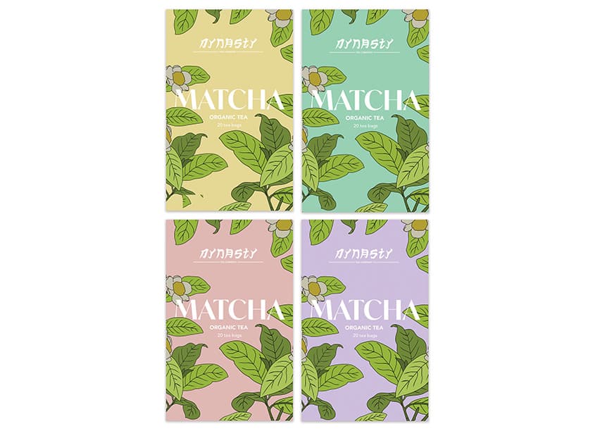 MATCHA Organic Tea Package Design
