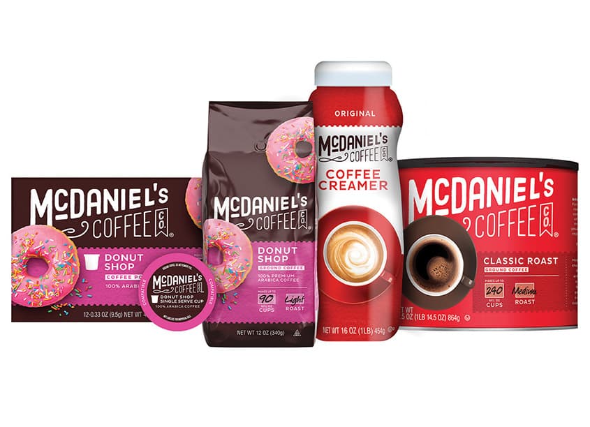 McDaniel’s Coffee Packaging