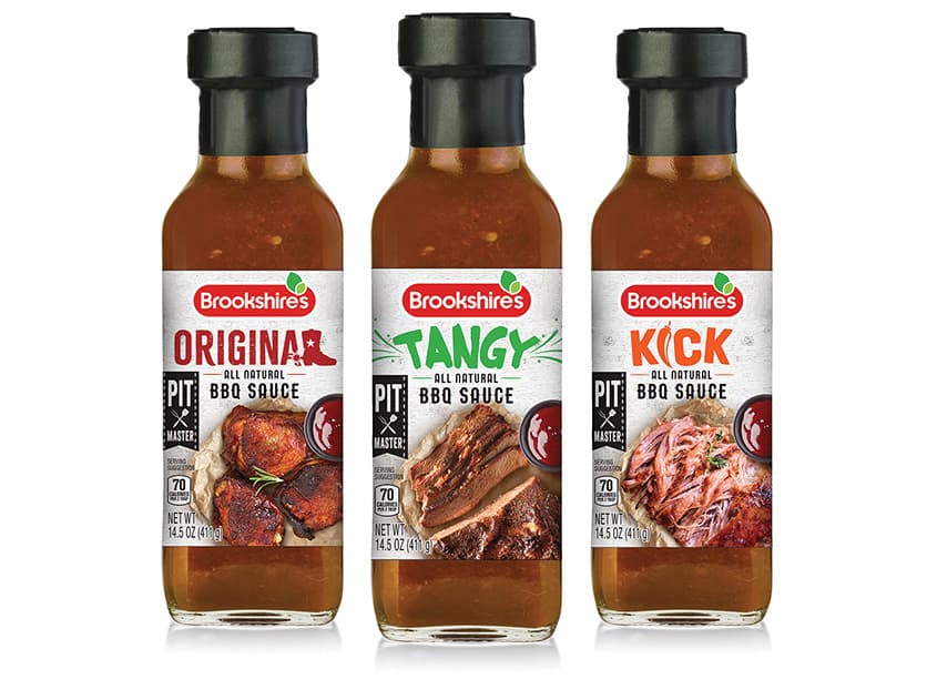 Texas BBQ Sauces Packaging
