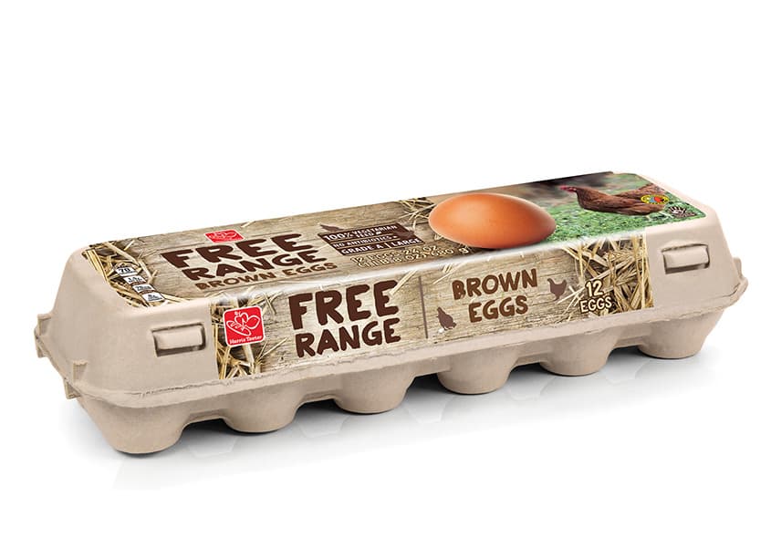 Free Range Eggs Packaging