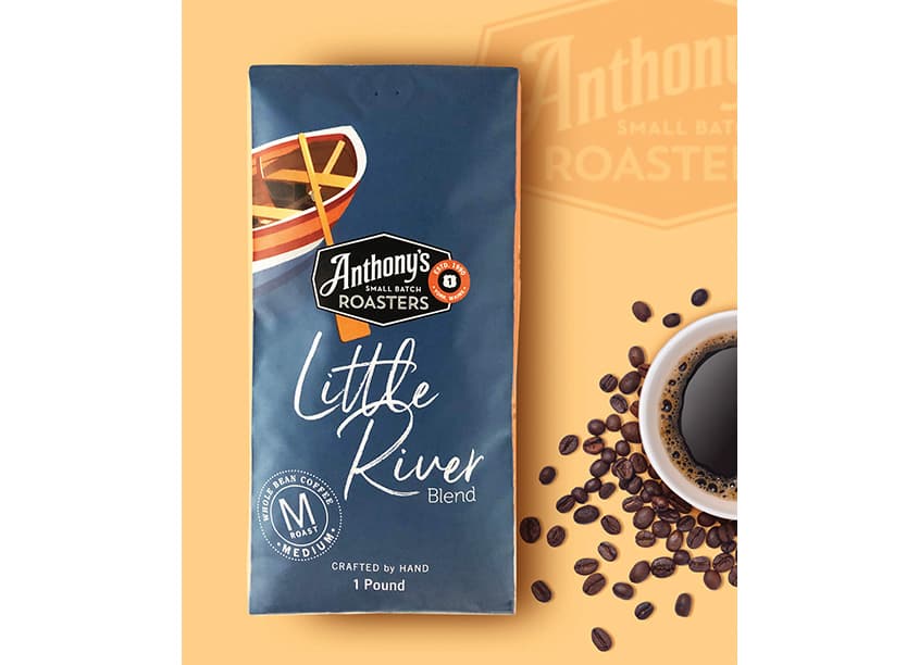 Little River Blend Coffee — Food & Beverage design — by pfw design — 2020 GDUSA award winner