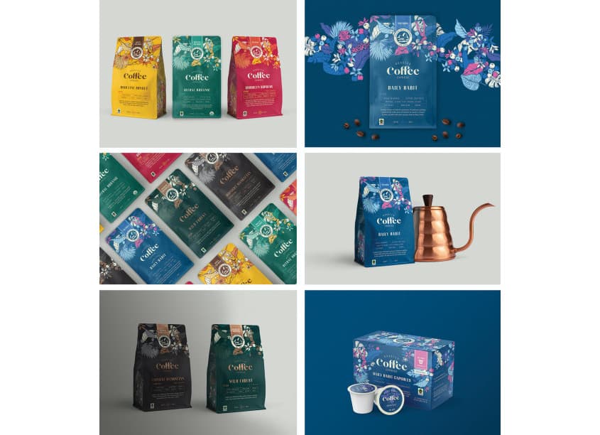 Roasted Coffee Express Packaging