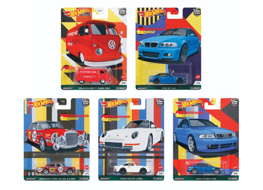 Hot Wheels® Premium Car Culture Mix 3 Deutschland Design — Toys, Games & Sports design — by Mattel, Inc. — 2021 GDUSA award winner