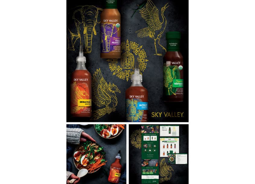 Sky Valley Rebrand — Food & Beverage design — by Litehouse Design Team — 2021 GDUSA award winner