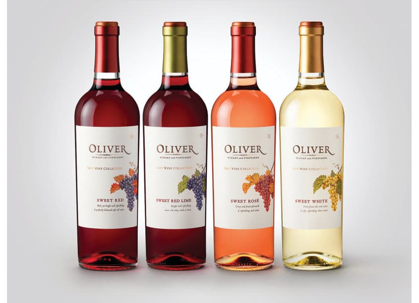 Oliver Soft Wine Collection Redesign — Wine, Beer, Liquor & Spirits design — by Affinity Creative Group — 2021 GDUSA award winner