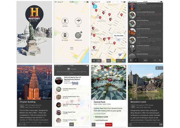 HISTORY Here Mobile App