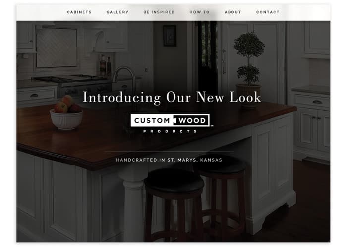 Custom Wood Products Website