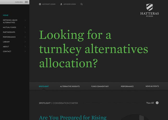 Hatteras Fund Website
