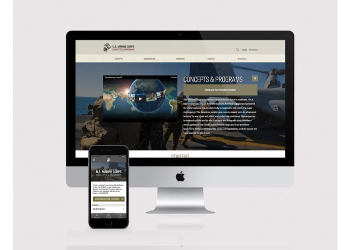 U.S. Marine Corps Concepts & Programs Digital Platform