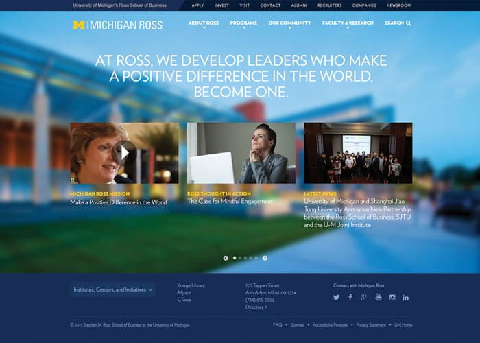 University of Michigan Ross School of Business