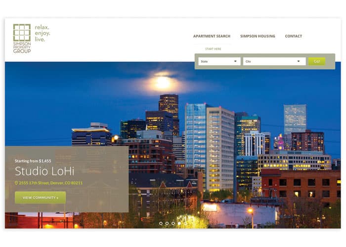 Corporate and Residential Apartment Website