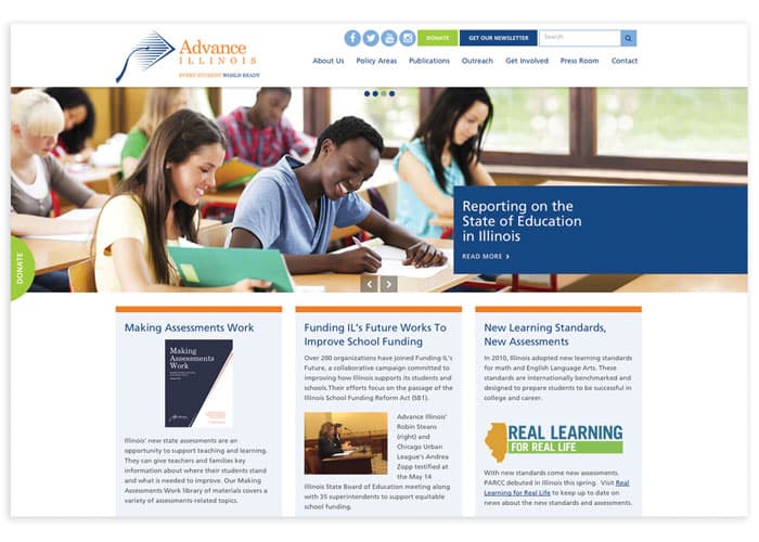 Advance Illinois Website