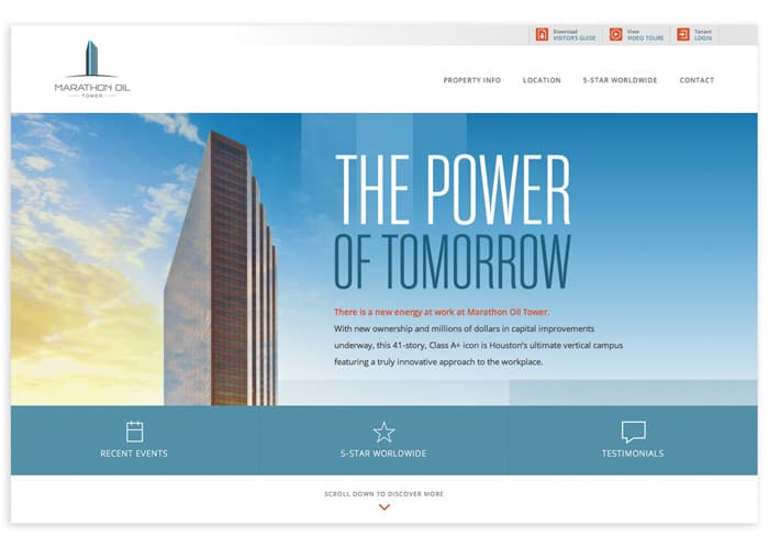 Marathon Oil Tower Website