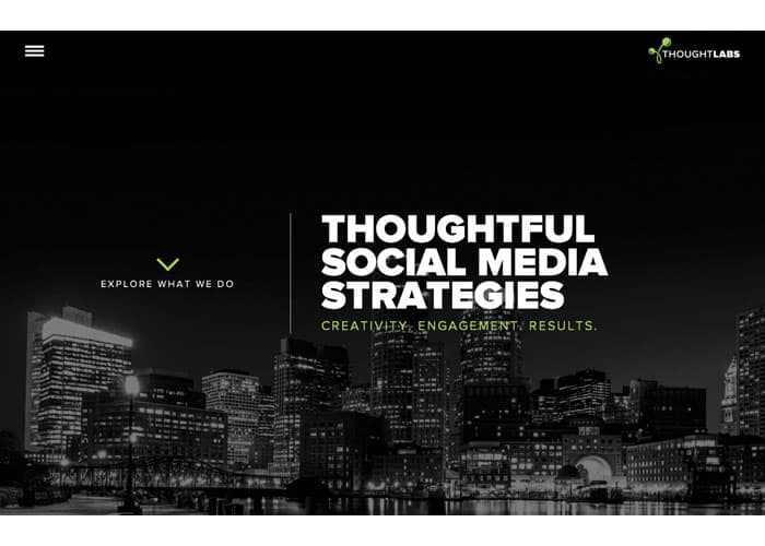 Thought Labs Website Design
