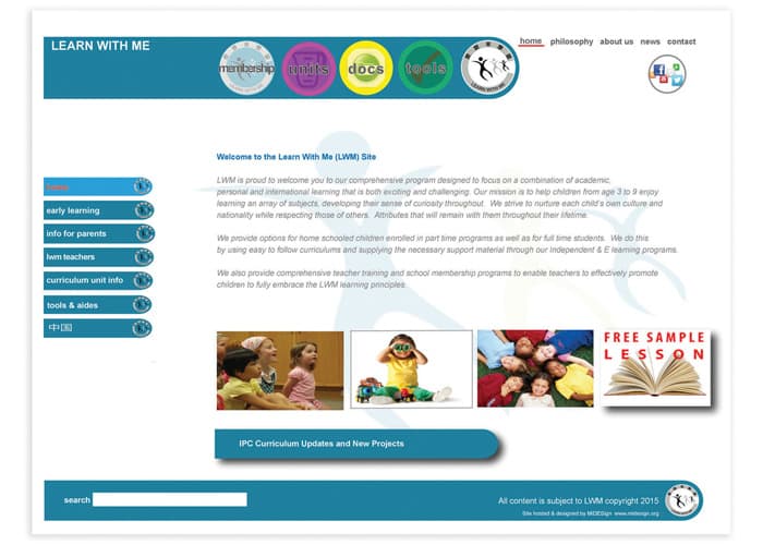 Learn With Me Website