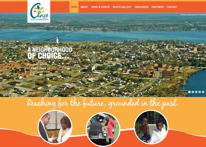 Choice Neighborhoods Initiative Website Design