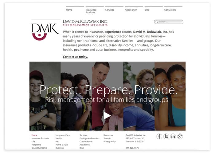David M Kulawiak, Inc. Website