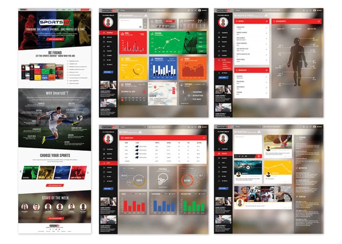 SportsID Web App Design