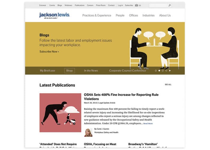 Jackson Lewis Website