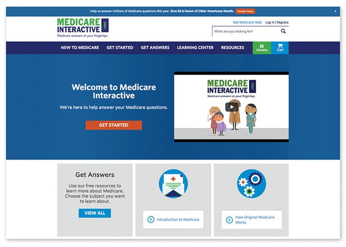 Medicare Interactive Website Redesign
