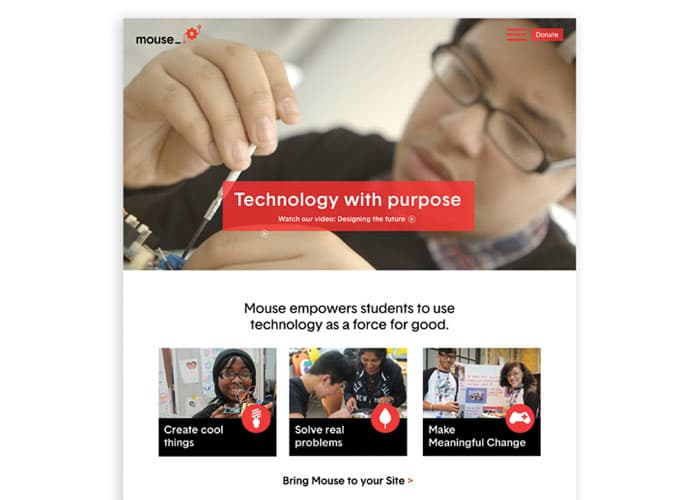 Mouse Website Redesign