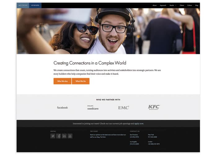 Access Emanate Website