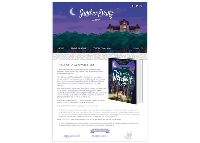 Sandra Evans Website