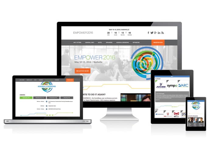 QuickBase EMPOWER2016 User Conference Website